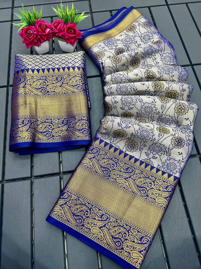 Aab Four Handloom Heavy Kanchipuram Silk Sarees Catalog